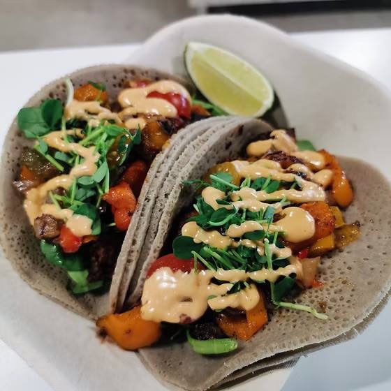 Injera Tacos